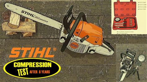 compression test chainsaw|testing compression on stihl chainsaw.